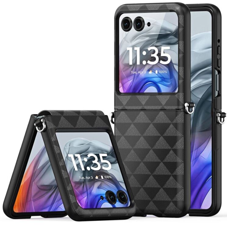 Защитный чехол DUX DUCIS Fitt Series для Motorola Razr 50 - Black: фото 1 из 12