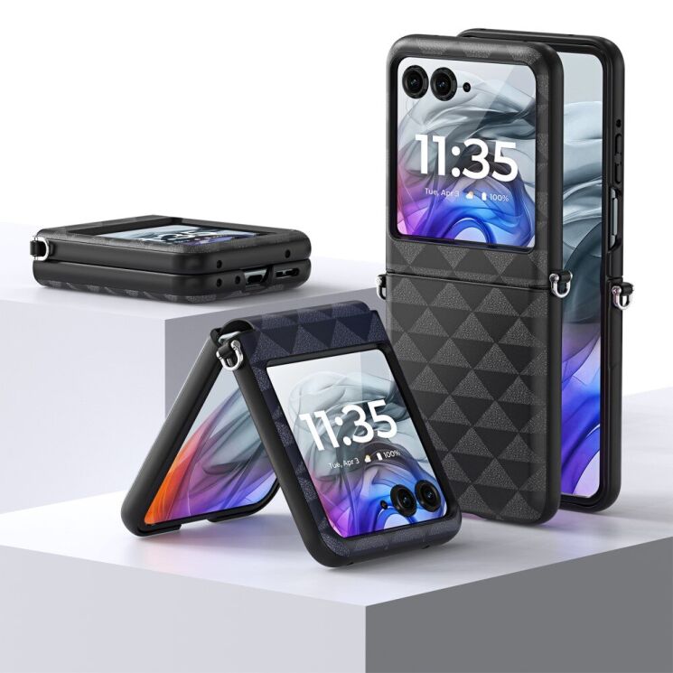 Защитный чехол DUX DUCIS Fitt Series для Motorola Razr 50 - Black: фото 4 из 12