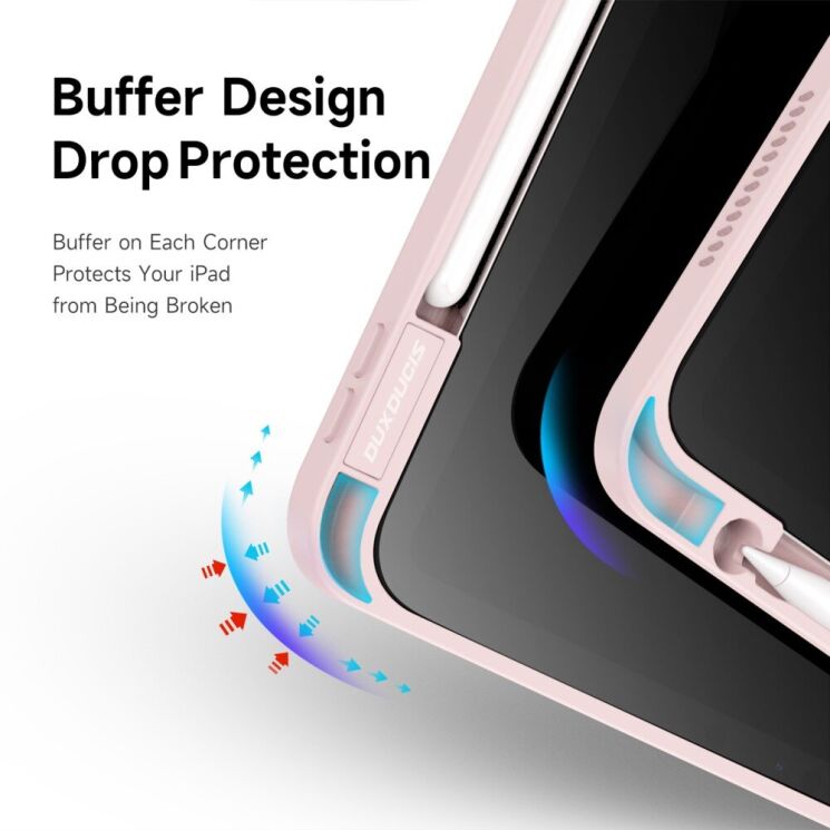 Защитный чехол DUX DUCIS Magi Series для Apple iPad Air 4 / 5 10.9 (2020/2022) / Air 11 (2024) - Pink: фото 10 из 12