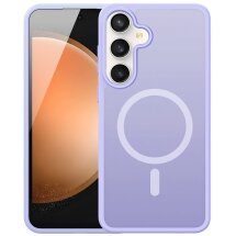 Защитный чехол DUX DUCIS Yind Series MagSafe для Samsung Galaxy S25 FE (S731) - Light Purple: фото 1 из 9