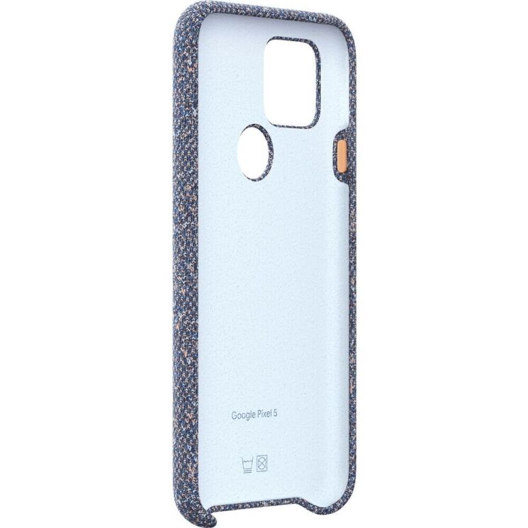 Защитный чехол Fabric Case для Google Pixel 4a 5G - Blue Confetti: фото 4 из 5