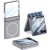 Защитный чехол GKK Magnetic Shell для Samsung Galaxy Flip 7 - Grey: фото 1 из 9