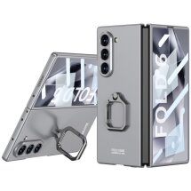 Защитный чехол GKK Ring Shell для Samsung Galaxy Fold 6 - Grey: фото 1 из 8