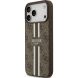 Защитный чехол Guess 4G Printed Stripes MagSafe для iPhone 17 Pro Max (GUHMP17XP4RPSW) - Brown (402879Z). Фото 3 из 9