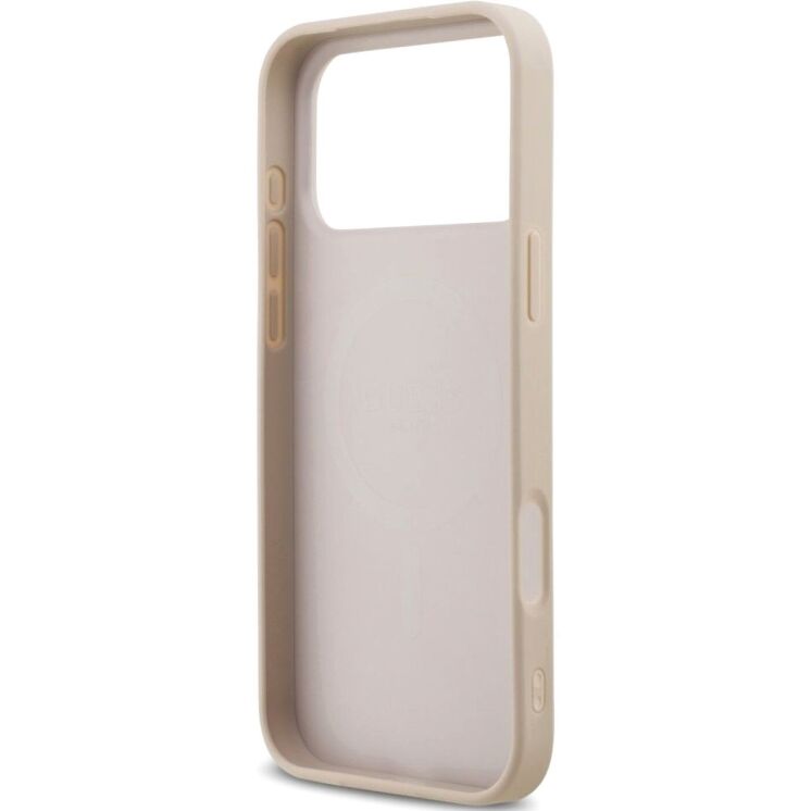 Захисний чохол Guess Saffiano Classic Logo MagSafe для iPhone 17 Pro Max (GUHMP17XPSAHMCP) - Pink: фото 7 з 9