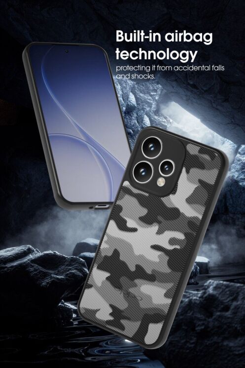 Захисний чохол IBMRS Military для OPPO Reno 15 - Grid Camouflage: фото 4 з 7