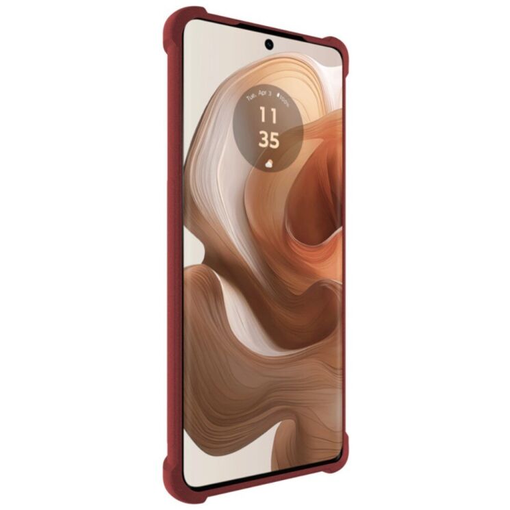 Защитный чехол IMAK Airbag Sand Case для Motorola Edge 50 Ultra - Red: фото 4 из 10