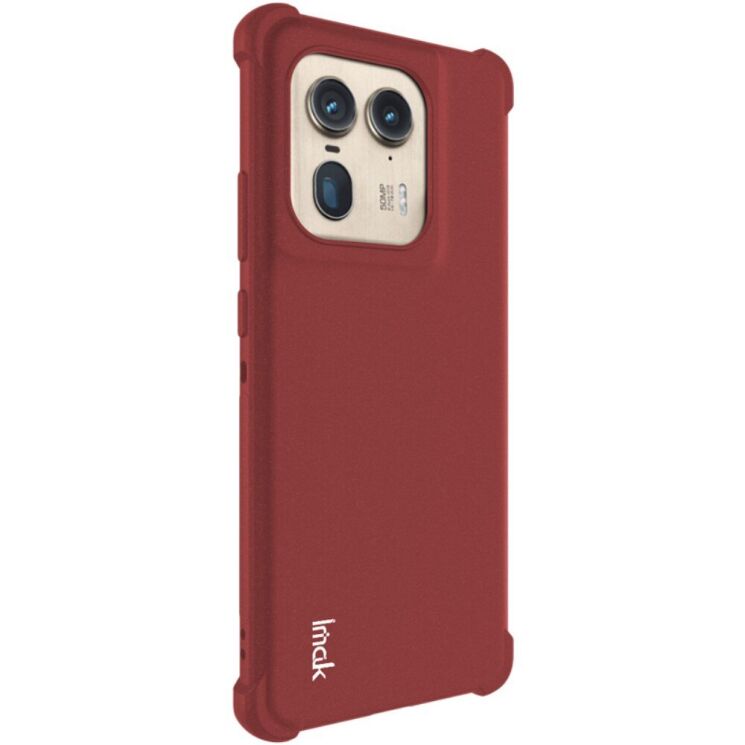 Защитный чехол IMAK Airbag Sand Case для Motorola Edge 50 Ultra - Red: фото 3 из 10