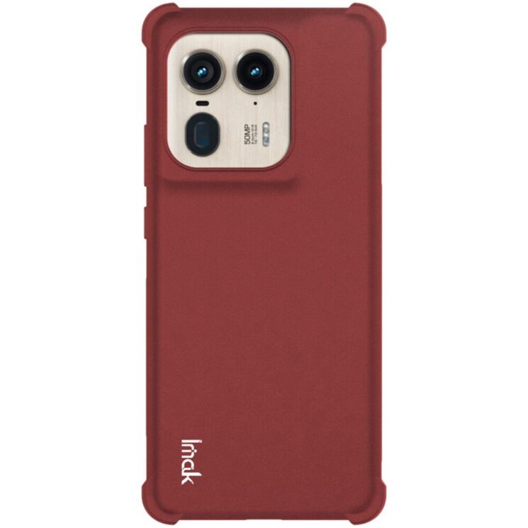Защитный чехол IMAK Airbag Sand Case для Motorola Edge 50 Ultra - Red: фото 2 из 10