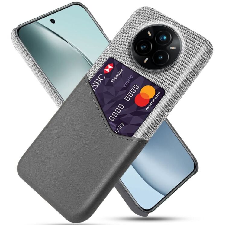 Защитный чехол KSQ Business Pocket для Realme 14 Pro Plus - Grey: фото 1 из 4