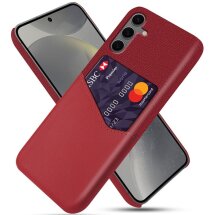 Защитный чехол KSQ Business Pocket для Samsung Galaxy S24 FE (S721) - Red: фото 1 из 4