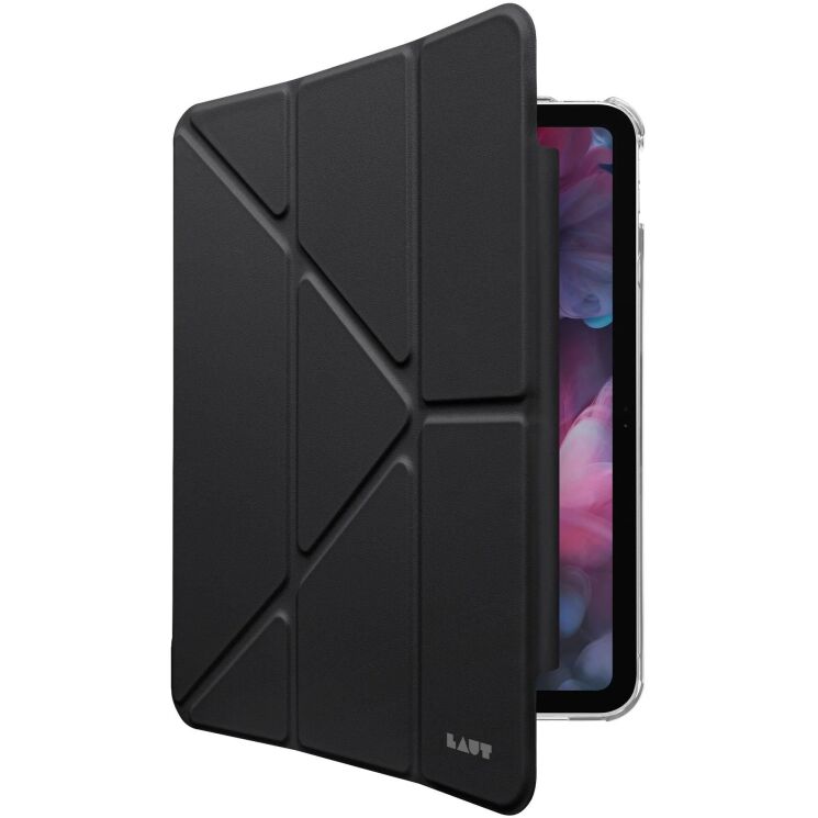 Защитный чехол Laut HUEX FOLIO для Apple iPad Air 11 M3/M2 (2025/2024) / Air 4 / 5 10.9 (2020/2022) / Pro 11 (2020/2021/2022) - Black: фото 2 из 7