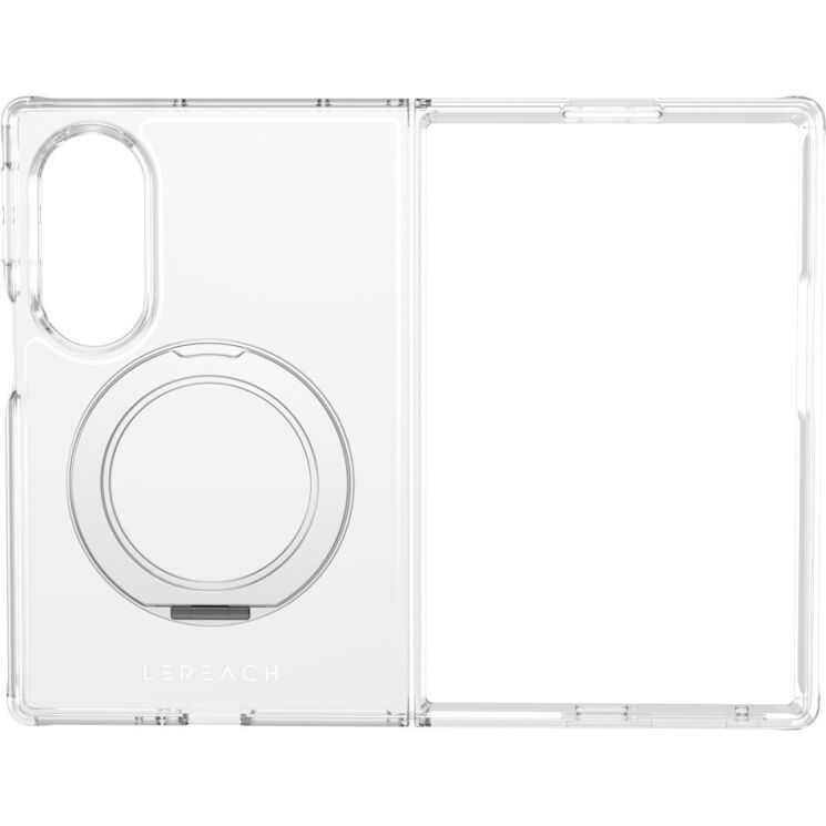 Защитный чехол LEREACH TOC Crystal MagStand для Samsung Galaxy Fold 8 - Transparent: фото 5 из 15