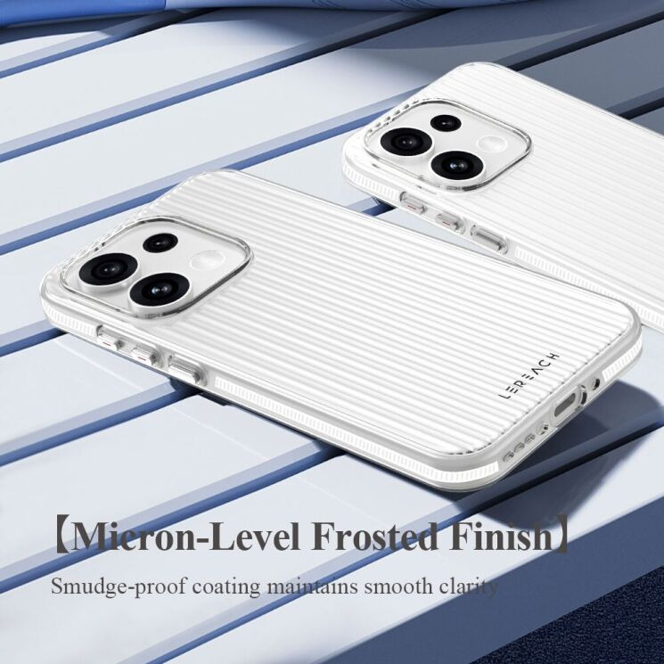 Защитный чехол LEREACH TOC Series для OPPO Reno 16 / 16 Pro - White: фото 5 из 10