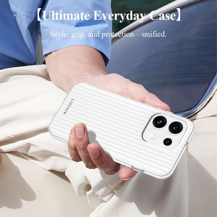 Защитный чехол LEREACH TOC Series для OPPO Reno 16 / 16 Pro - White: фото 9 из 10