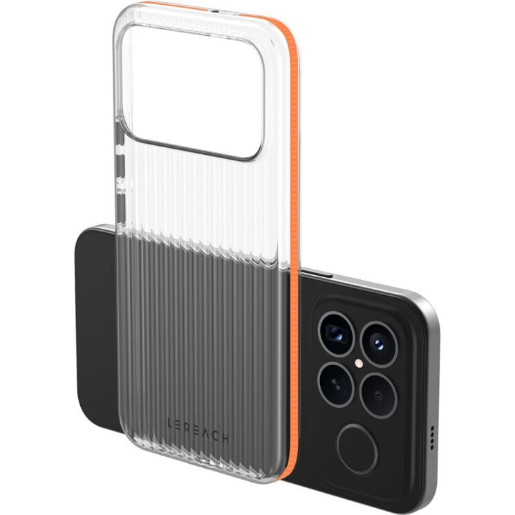 Защитный чехол LEREACH TOC Series для Xiaomi Poco F8 Ultra - Orange: фото 4 из 10