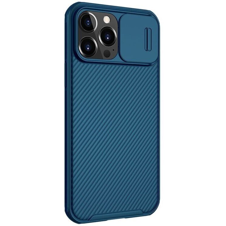 Защитный чехол NILLKIN CamShield Pro Magnetic для Apple iPhone 13 Pro Max - Blue: фото 3 из 20