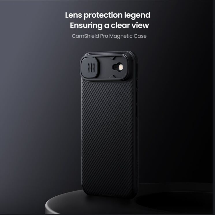 Захисний чохол NILLKIN CamShield Pro (with MagSafe Support) для Apple iPhone 17 Air - Black: фото 6 з 18