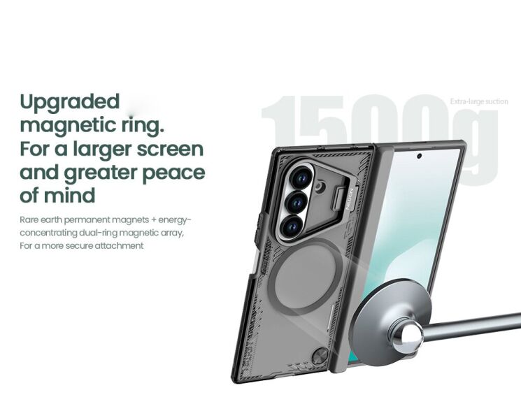 Захисний чохол NILLKIN Iceblade Prop Magnetic (Precise Cut-out) (FF) для Samsung Galaxy Fold 7 - Black: фото 19 з 23