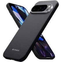 Защитный чехол Pitaka Ultra-Slim Case для Google Pixel 9 Pro XL (GPPB2402) - 600D Black / Grey: фото 1 из 9