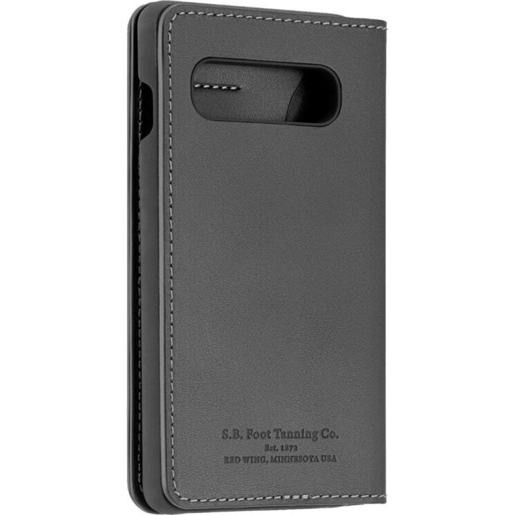 Защитный чехол Platinum Leather Wallet для Samsung Galaxy S10 (G973) - Black: фото 5 из 6