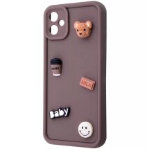 Защитный чехол Pretty Things Case для Samsung Galaxy A06 (A065) - Brown / Bear: фото 1 из 7