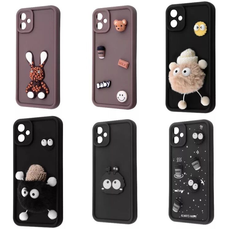 Защитный чехол Pretty Things Case для Samsung Galaxy A06 (A065) - Brown / Bear: фото 2 из 7