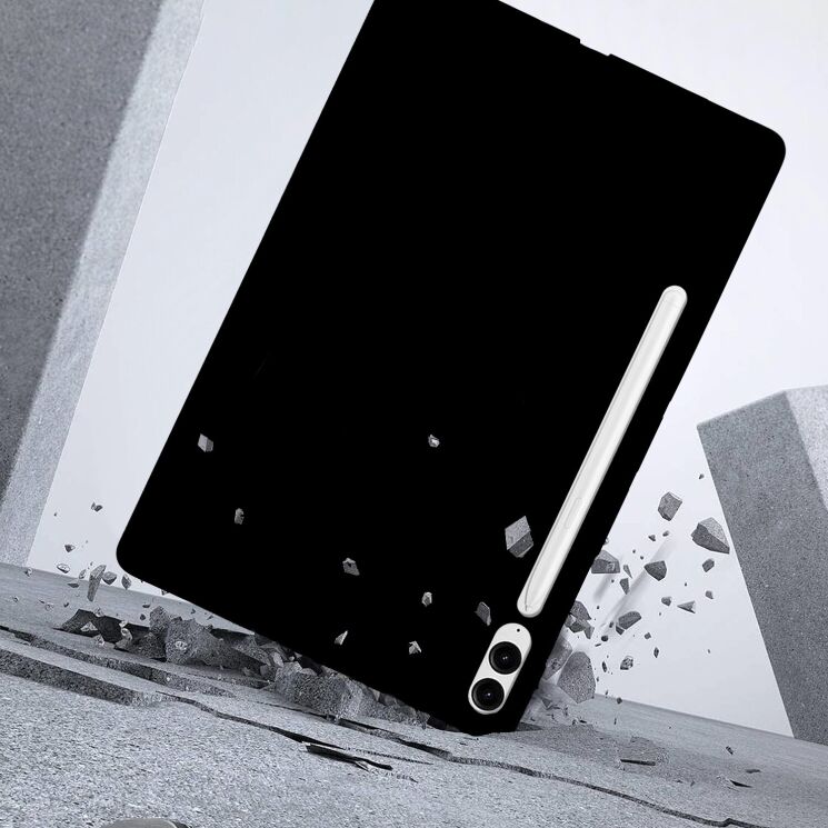 Захисний чохол Reframe Matte Slim Case для Samsung Galaxy Tab S10 Plus / S9 Plus / S9 FE Plus - Black: фото 3 з 4