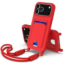 Захисний чохол Reframe Silicone Holder для Apple iPhone 17 Pro Max - Red: фото 1 з 6