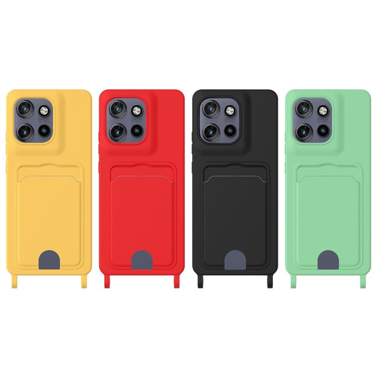 Захисний чохол Reframe Silicone Holder для Motorola Edge 60 Neo / Edge 50 Neo - Black: фото 2 з 8