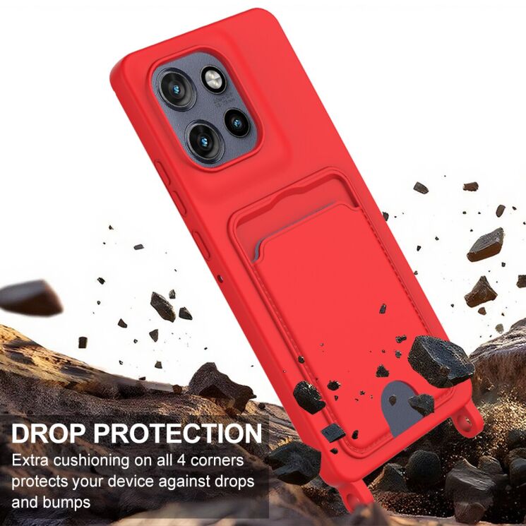 Захисний чохол Reframe Silicone Holder для Motorola Edge 60 Neo / Edge 50 Neo - Black: фото 6 з 8