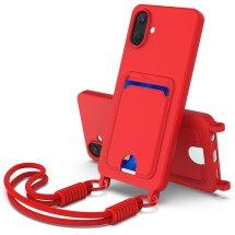 Захисний чохол Reframe Silicone Holder для Samsung Galaxy A07 (A075) - Red: фото 1 з 7