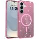 Защитный чехол Reframe Sparkle MagSafe для Samsung Galaxy S26 Plus - Transparent Pink (404324P). Фото 1 из 8