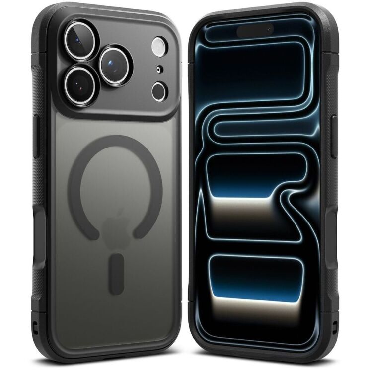 Защитный чехол Ringke Fusion Bold MagSafe для iPhone 18 Pro (8800380462694) - Matte Black: фото 2 из 22