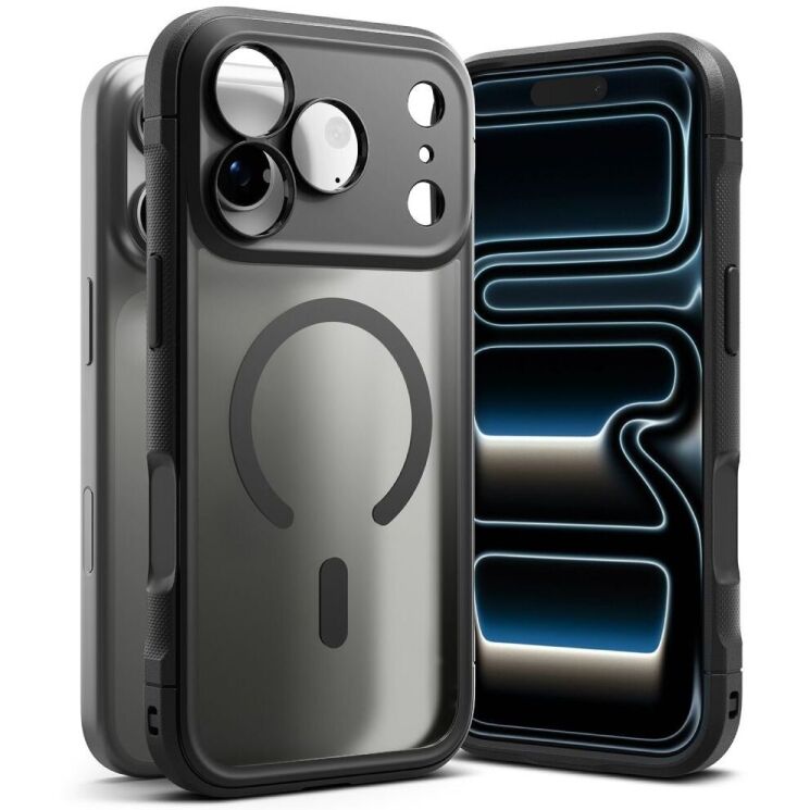 Защитный чехол Ringke Fusion Bold MagSafe для iPhone 18 Pro (8800380462694) - Matte Black: фото 1 из 22