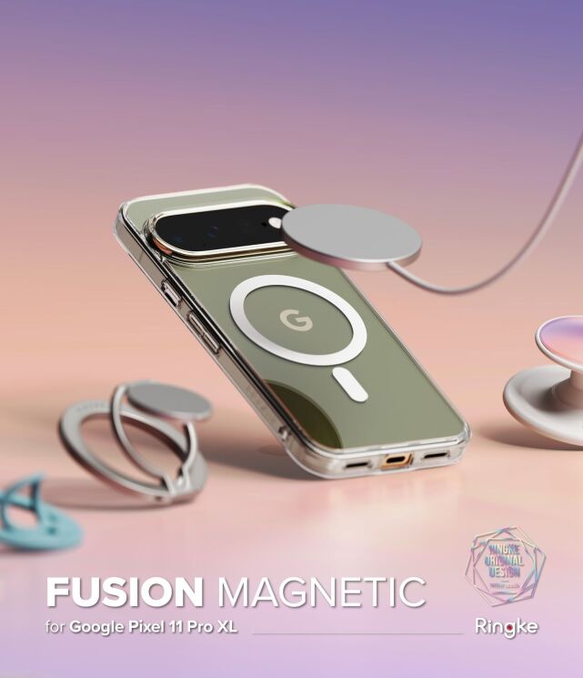Защитный чехол Ringke Fusion Magnetic для Google Pixel 11 Pro XL (8800380460799) - Clear: фото 2 из 16