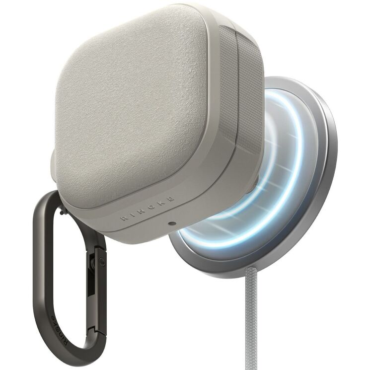 Защитный чехол Ringke Onyx Magnetic для Samsung Galaxy Buds 4 / Buds 4 Pro (8800328816817) - Warm Grey: фото 1 из 13