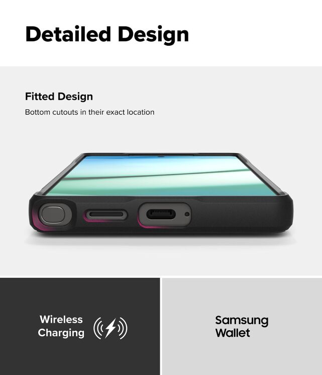 Защитный чехол Ringke Onyx Magnetic (FP) для Samsung Galaxy S25 Ultra (S938) 8800274969254 - Black: фото 14 из 17