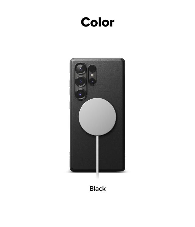 Защитный чехол Ringke Onyx Magnetic (FP) для Samsung Galaxy S25 Ultra (S938) 8800274969254 - Black: фото 15 из 17