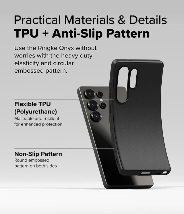 Защитный чехол Ringke Onyx Magnetic (FP) для Samsung Galaxy S25 Ultra (S938) 8800274969254 - Black: фото 11 из 17