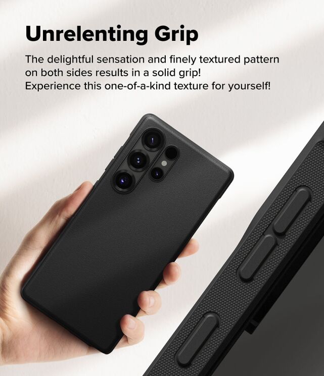 Защитный чехол Ringke Onyx Magnetic (FP) для Samsung Galaxy S25 Ultra (S938) 8800274969254 - Black: фото 8 из 17