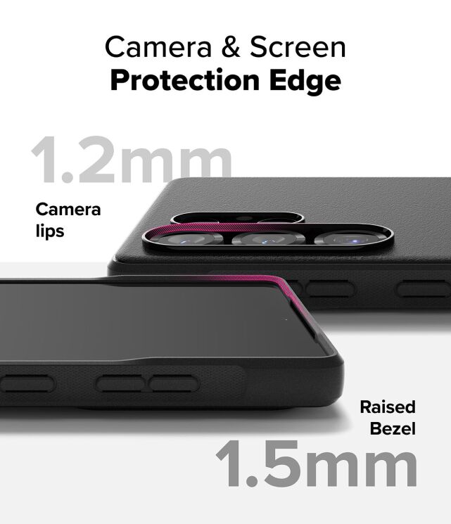 Защитный чехол Ringke Onyx Magnetic (FP) для Samsung Galaxy S25 Ultra (S938) 8800274969254 - Black: фото 10 из 17