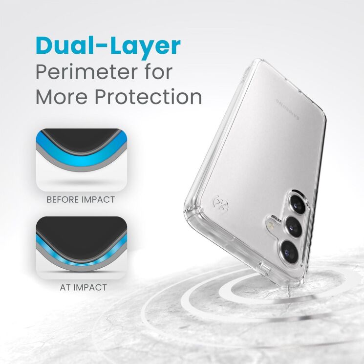 Захисний чохол Speck Presidio Perfect для Samsung Galaxy S24 (S921) 150614-5085 - Clear: фото 7 з 10