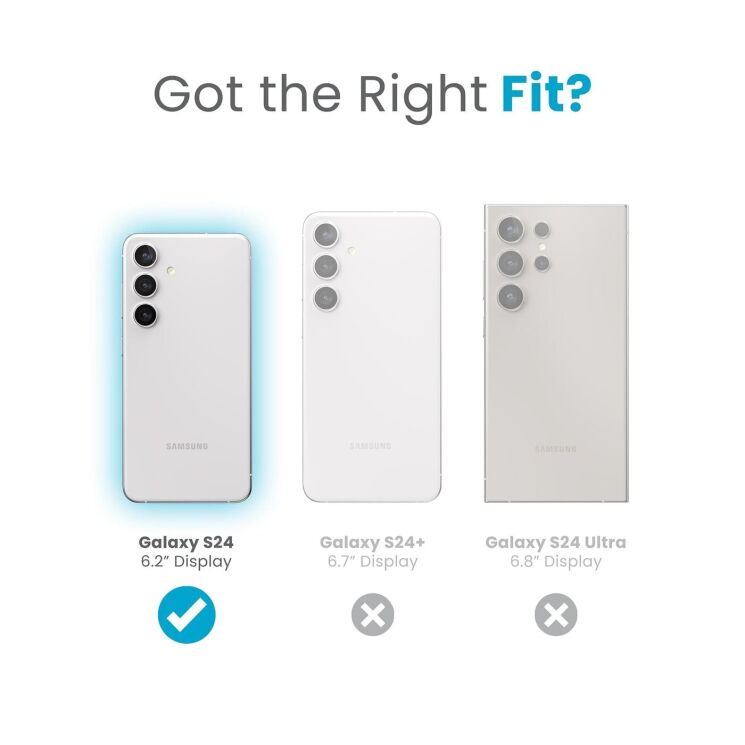 Захисний чохол Speck Presidio Perfect для Samsung Galaxy S24 (S921) 150614-5085 - Clear: фото 5 з 10