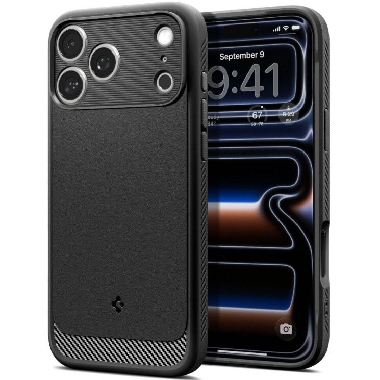 Захисний чохол Spigen Rugged Armor (MagFit) для iPhone 18 Pro (ACS12147) - Matte Black (440104MB) Захисний чохол Spigen Rugged Armor (MagFit) для iPhone 18 Pro (ACS12147) - Matte Black: фото 2 з 10