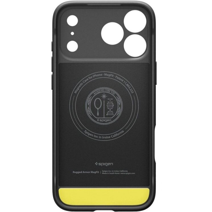 Захисний чохол Spigen Rugged Armor (MagFit) для iPhone 18 Pro (ACS12147) - Matte Black (440104MB) Захисний чохол Spigen Rugged Armor (MagFit) для iPhone 18 Pro (ACS12147) - Matte Black: фото 4 з 10