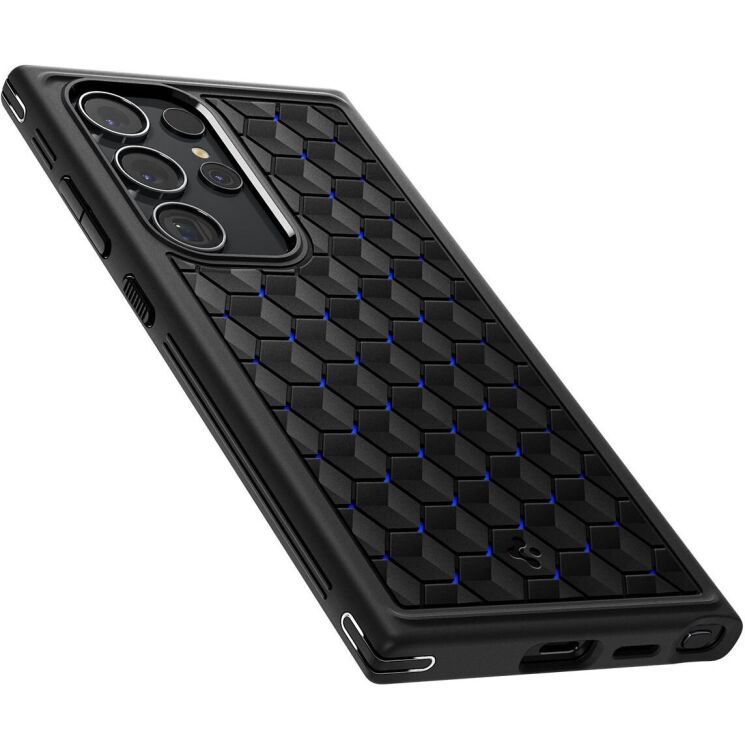 Захисний чохол Spigen (SGP) Cryo Armor для Samsung Galaxy S24 Ultra (S928) - Matte Black: фото 4 з 19