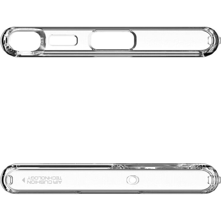 Защитный чехол Spigen (SGP) Crystal Hybrid для Samsung Galaxy S22 Ultra (S908) - Crystal Clear: фото 10 из 10
