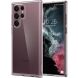 Защитный чехол Spigen (SGP) Crystal Hybrid для Samsung Galaxy S22 Ultra (S908) - Crystal Clear (298420C). Фото 2 из 10