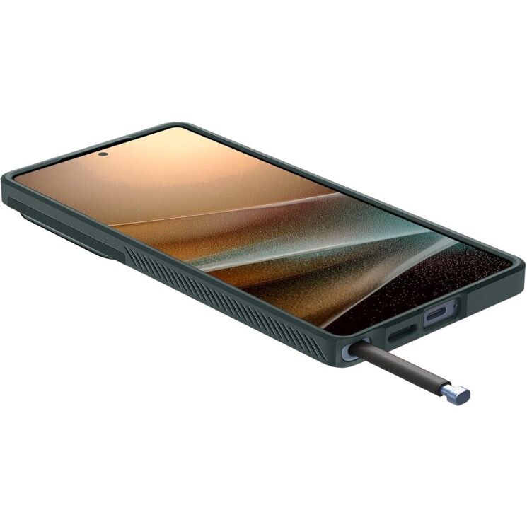 Захисний чохол Spigen (SGP) Optik Armor для Samsung Galaxy S25 Ultra (S938) ACS08970 - Abyss Green: фото 8 з 16